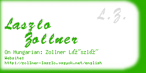 laszlo zollner business card